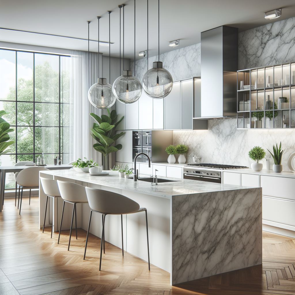 Mutfak Mermer Tezgahı Bodrum